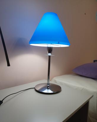 abat jour da comodino color blu