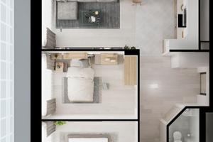 Bilocale arredato 70 mq a Monvalle con garage