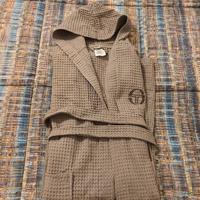 Accappatoio cappuccio nido d'ape tg.L S. Tacchini