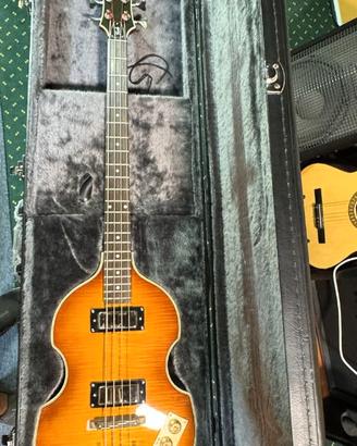 Epiphone Viola Bass + Custodia Rigida Originale –