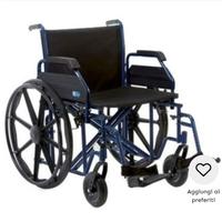 sedia a rotelle auto spinta bariatrica 