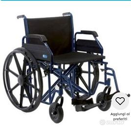 sedia a rotelle auto spinta bariatrica 