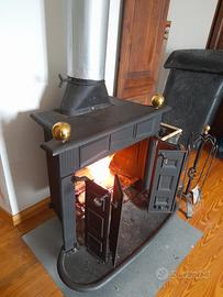 stufa a legna in ghisa