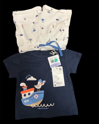Compeltono blukids bebè taglia 3/6 nesi nuovo