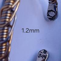 Bracciale acciaio inox artigianale 