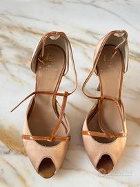 Sandali eleganti colore champagne