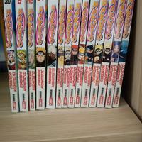 Naruto serie nera e rossa