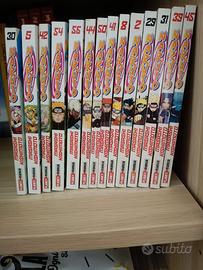 Naruto serie nera e rossa