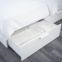 Letto matrimoniale ikea nero