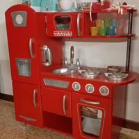 Cucina giocattolo in legno Vintage Rosso KidKraft