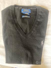 Maglione M uomo lana Ralph Lauren nero