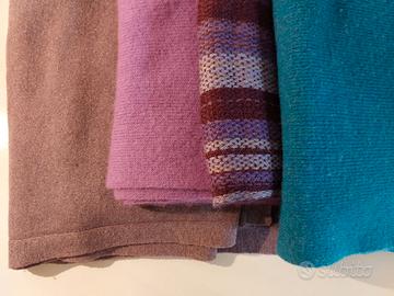 Sciarpe pashmine foulard in lana o cotone