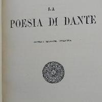 Libro La Poesia di Dante - ediz Laterza 1952