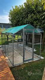 Recinto per animali 4x2m altezza2,2m