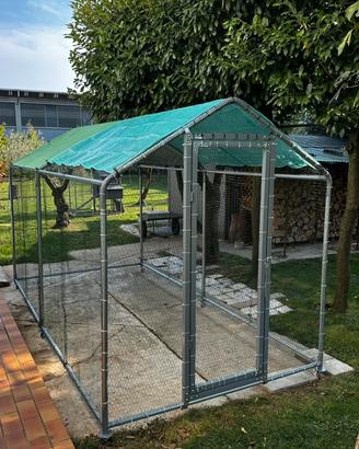 Recinto per animali 4x2m altezza2,2m