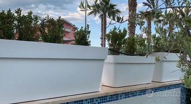 3 fioriere con bosso