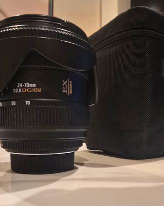 Sigma 24-70  f2.8 DG HSM EX per Nikon 
