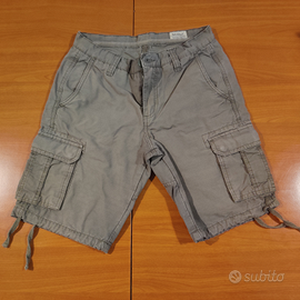 Pantaloncini Scout ragazzo XXS verde militare