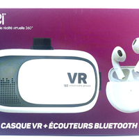 VR BOX OCCHIALI REALTA' VIRTUALE 3D+AURICOLARI 