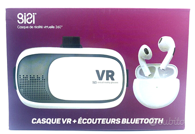 VR BOX OCCHIALI REALTA' VIRTUALE 3D+AURICOLARI 