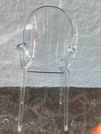 Set 4 Sedie Kartell Louis Ghost