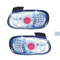 FANALI A LED MAZDA MX5 89-98 FONDO CROMATO