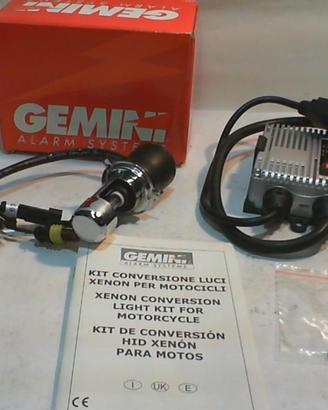 KIT LAMPADE XENO GEMINI PER MOTO/SCOOTER GEMINI H4
