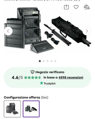 Impianto audio fbt amico