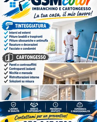 imbianchino cartongesso 