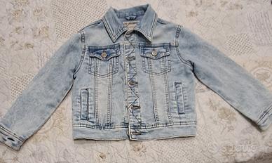 Giacca giubbotto jeans bimbo 4 anni