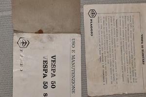 Vespa 50 ELESTART e batteria VARTA