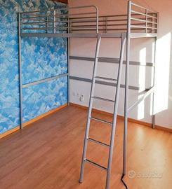 Letto a Soppalco IKEA SVARTA 90x200 Smontato