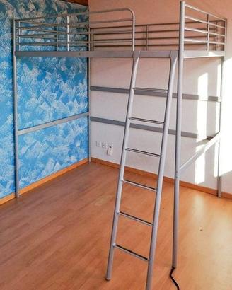 Letto a Soppalco IKEA SVARTA 90x200 Smontato