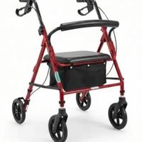 deambulatore Rollator 4 ruote pieghevole
