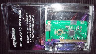 Scheda PCI controller SATA 2 porte RAID 1 + cavo