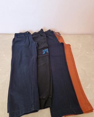 Pantaloni bambino modello tuta
