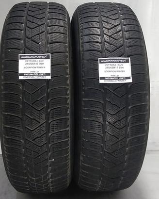 2 PNEUMATICI USATI 215/65R17 99V SC WINTER PIRELLI