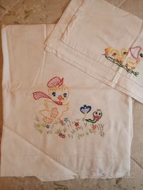 lenzuolino x culla con federa