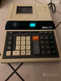 Calcolatrice , registratore ibico 1232