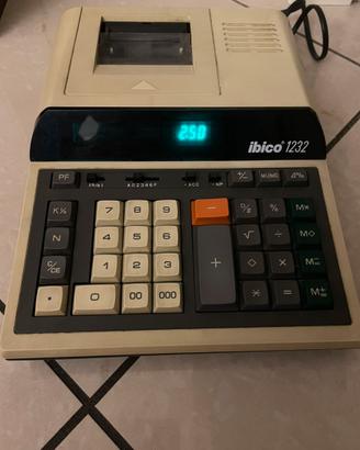 Calcolatrice , registratore ibico 1232