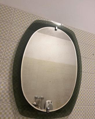 Specchio vintage VECA anni ’70 con armadietto 