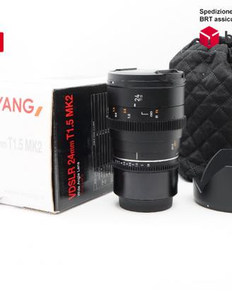 Samyang VDSLR 24 T/1.5 MK2 RF Cine lens (Canon)
