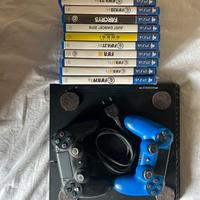 PLAYSTATION 4 + 2 Telecomandi e 11 Giochi