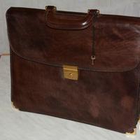 Borsa portadocumenti in pelle