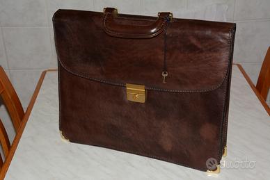 Borsa portadocumenti in pelle