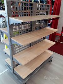 N° 2 SCAFFALATURE ALTEZZA REGOLABILE CON RUOTE