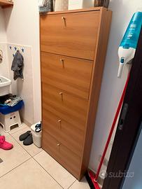 Scarpiera legno slim