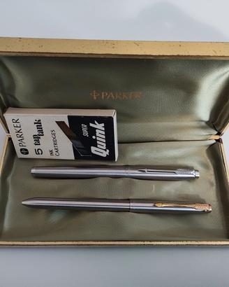 penne Parker stilografica e sfera