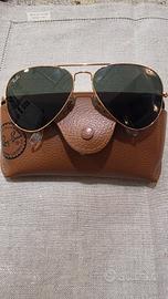 Ray-Ban Aviator oro originali