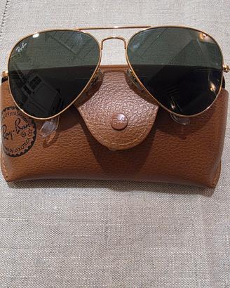 Ray-Ban Aviator oro originali